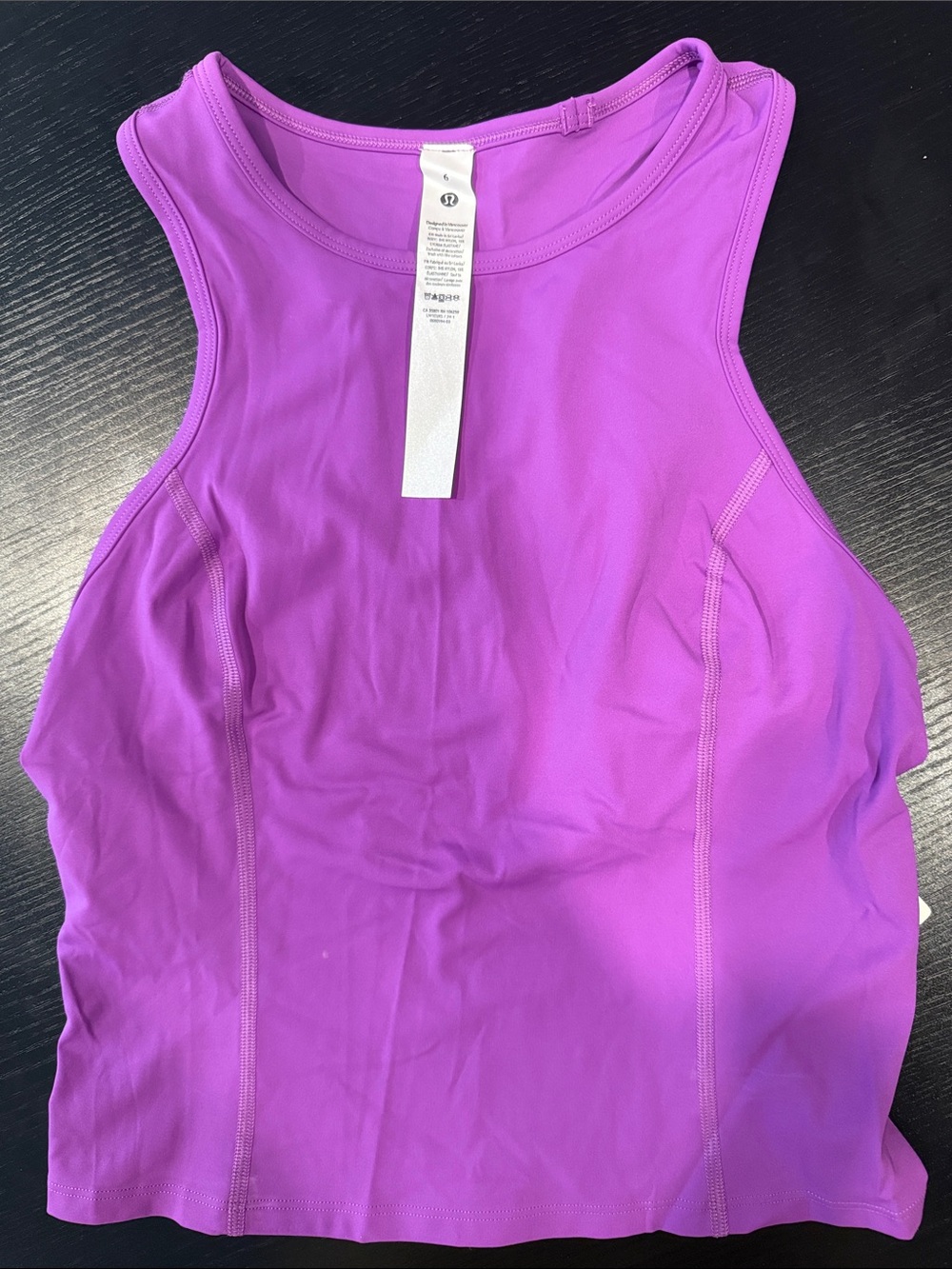 lululemon athletica Bright Purple High-Neck Racerback Tank